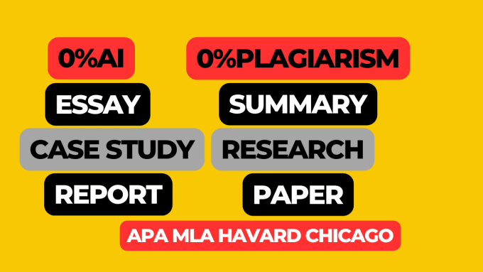 I do professional and quality case study analysis research and summary writing